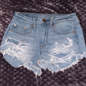 American eagle high rise shorts
